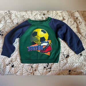 Vintage 90s Soccer Sweatshirt 2t